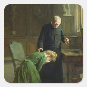 The Restitution, 1901 Square Sticker