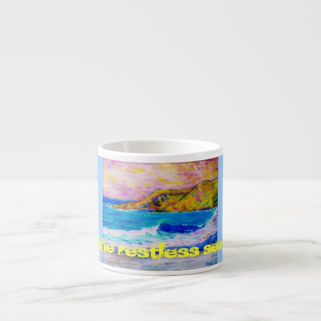 the restless sea espresso cup (Front)