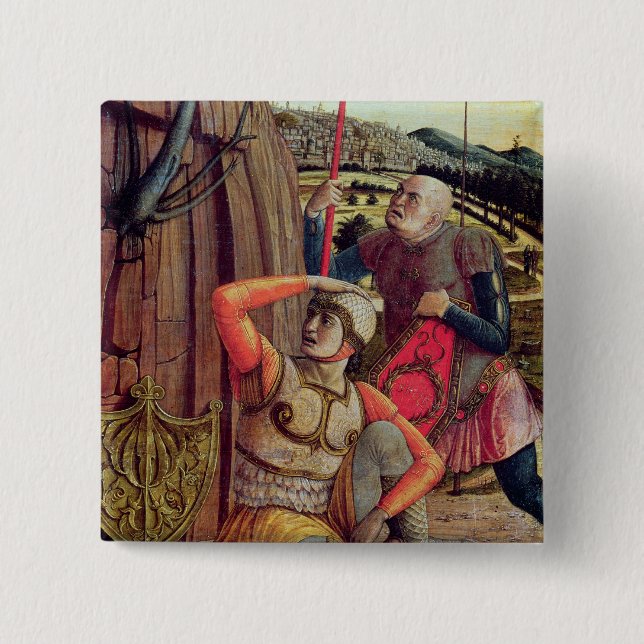 The Resurrection 15 Cm Square Badge (Front)