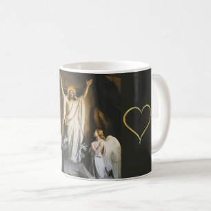 The Resurrection by Carl Bloch, Religious Art Coffee Mug
