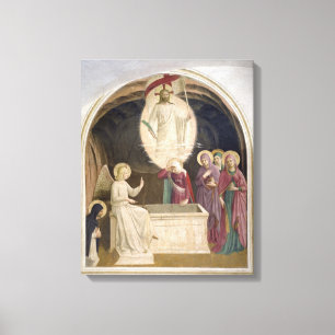 The Resurrection of Christ and the Pious Women at Canvas Print