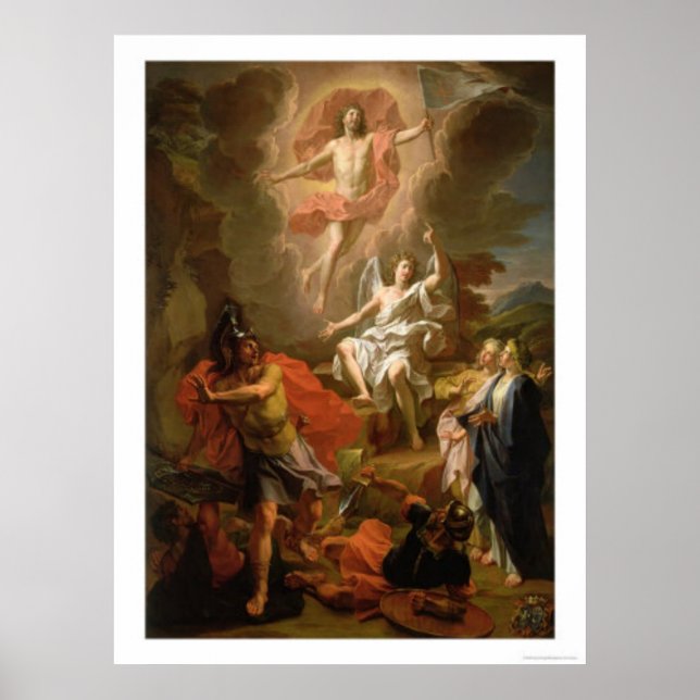 The Resurrection of Christ by Noel Coypel (1700) Poster (Front)