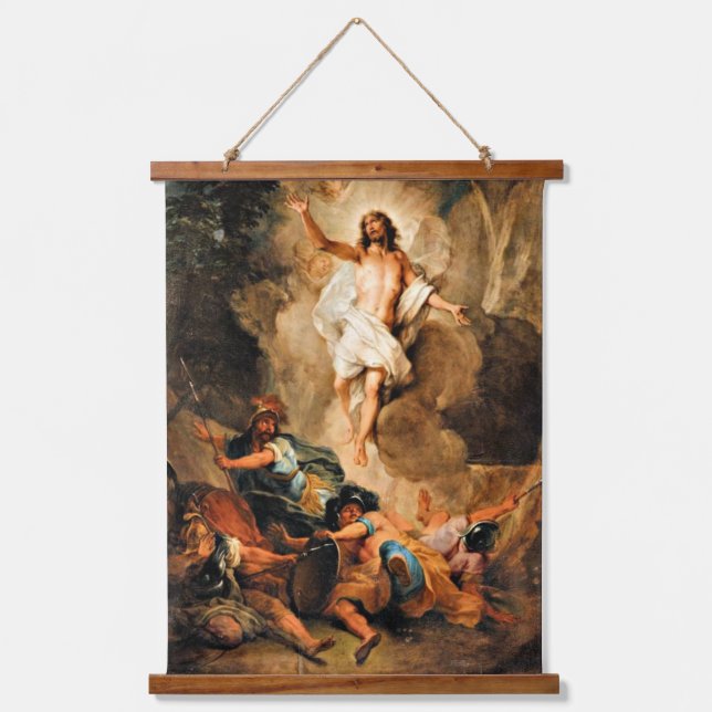 The Resurrection of Christ, fine art painting Hanging Tapestry (Front)
