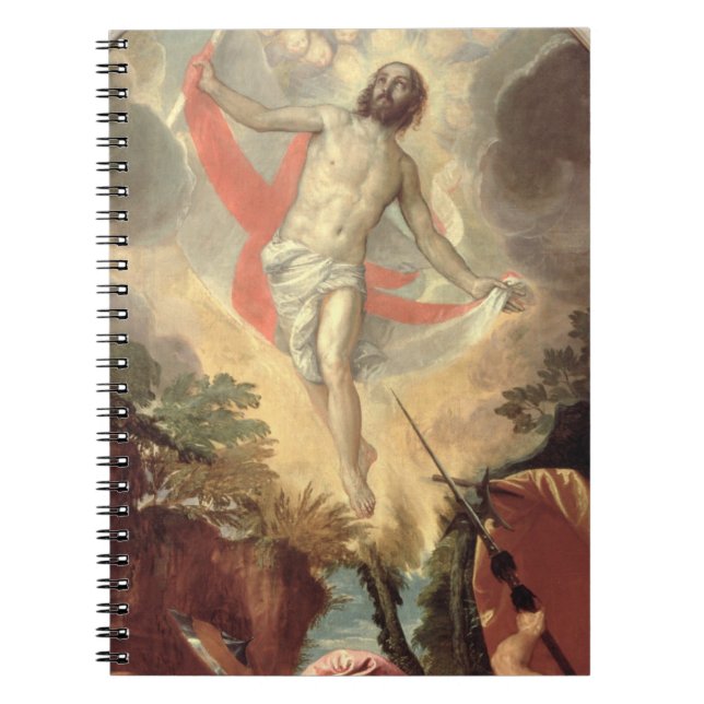 The Resurrection of Christ (oil on canvas) Notebook (Front)