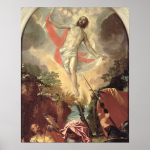The Resurrection of Christ (oil on canvas) Poster