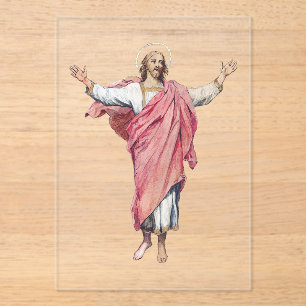 The Resurrection of Christ Sacred Masterpiece Acrylic Invitations