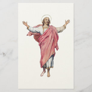 The Resurrection of Christ Sacred Masterpiece Stationery