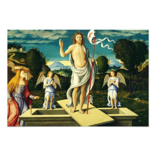 The Resurrection of Jesus by Girolamo da Santacroc Photo Print