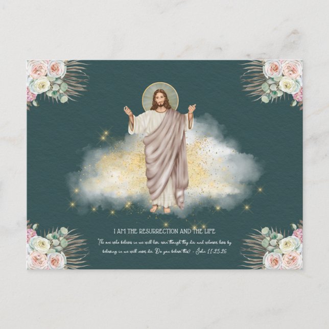 The Resurrection of Jesus Christ - Easter Postcard (Front)