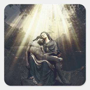 The Resurrection of Jesus Christ Square Sticker