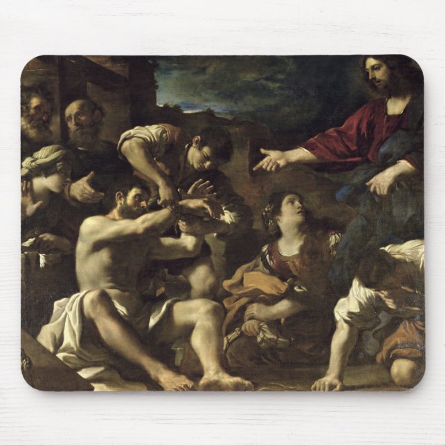 The Resurrection of Lazarus, c.1619 Mouse Mat (Front)