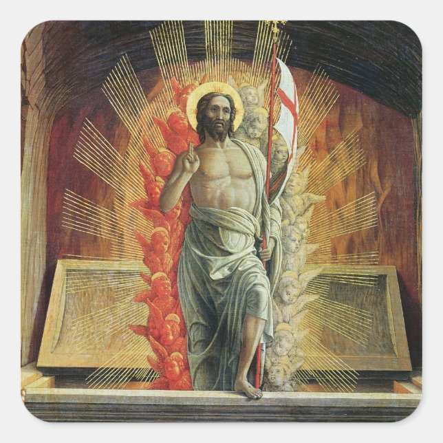 The Resurrection Square Sticker (Front)