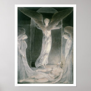 The Resurrection: The Angels rolling away the Ston Poster