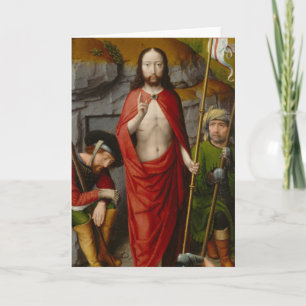 The Resurrection, with the Pilgrims of Emmaus Holiday Card