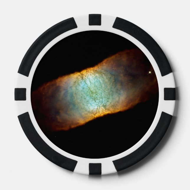The Retina Nebula- Dying Star IC 4406 Poker Chips (Front)