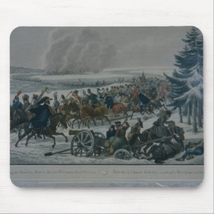 The retreat of the French army from Moscow Mouse Mat