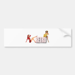 The RETRO Brand Bumper Sticker