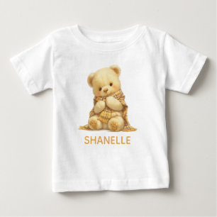 The Retro Teddy Bear Baby Shirt