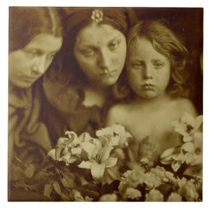 The Return after Three Days, c.1865 (sepia photo) Tile