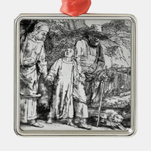 The Return from Egypt, or Jesus Christ Metal Tree Decoration