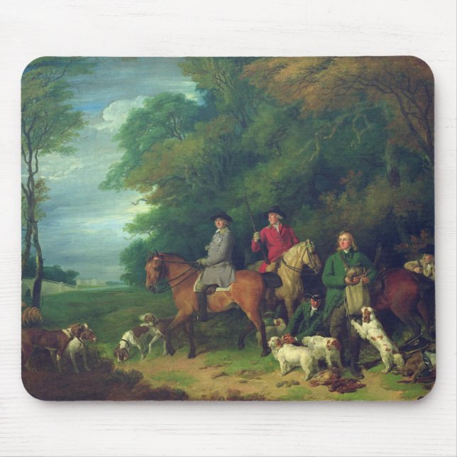The Return from Shooting, 18th century Mouse Mat (Front)