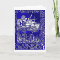 The Return of Excalibur Greeting Card