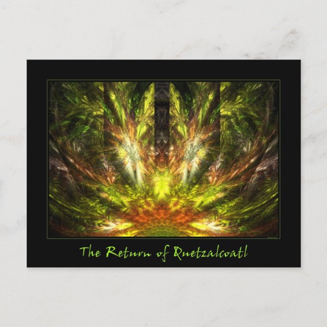 The Return of Quetzalcoatl Postcard (Front)
