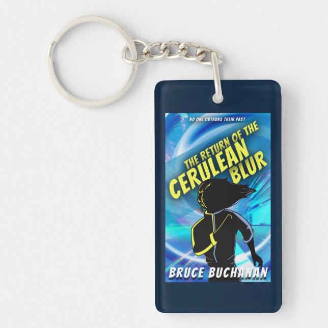 The Return of The Cerulean Blur Key Ring (Front)