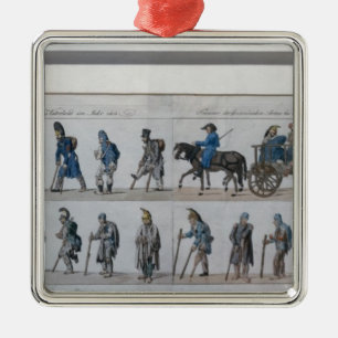 The return of the defeated French army from Metal Tree Decoration
