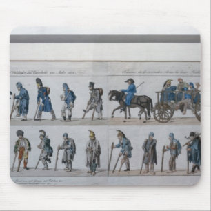 The return of the defeated French army from Mouse Mat