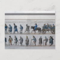 The return of the defeated French army from