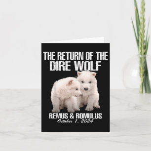 The Return Of The Dire Wolf - Remos And Romulus 20 Card