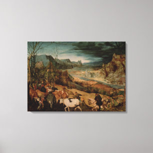 The Return of the Herd  1565 Canvas Print