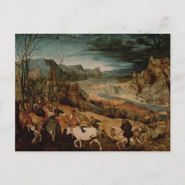 The Return of the Herd  1565 Postcard (Front)