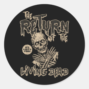 The Return Of The Living Government Agencyd Classic Round Sticker
