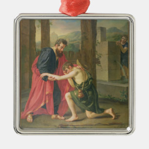 The Return of the Prodigal Son, 1823 (oil in canva Metal Tree Decoration