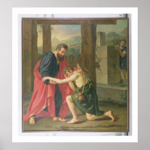The Return of the Prodigal Son, 1823 (oil in canva Poster