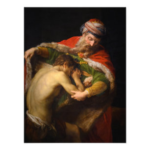 The Return of the Prodigal Son by Pompeo Batoni Photo Print