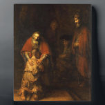 The Return of the Prodigal Son Painting Rembrant Plaque<br><div class="desc">The Return of the Prodigal Son Painting Rembrant</div>