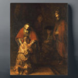 The Return of the Prodigal Son Painting Rembrant Plaque<br><div class="desc">The Return of the Prodigal Son Painting Rembrant</div>