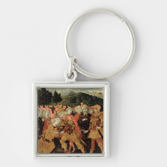 The Return of Ulysses, cassone panel, Sienese Key Ring (Front)