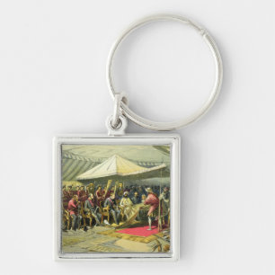 The Return Visit of the Viceroy to the Maharajah o Key Ring