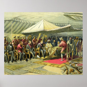 The Return Visit of the Viceroy to the Maharajah o Poster