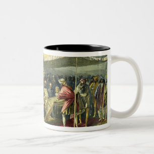 The Return Visit of the Viceroy to the Maharajah o Two-Tone Coffee Mug
