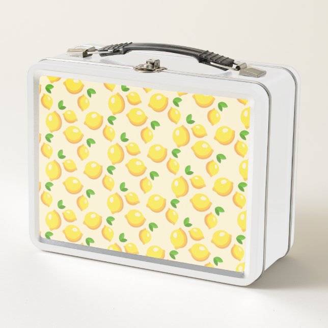The Reuben Company Lemons Metal Lunchbox (Front)