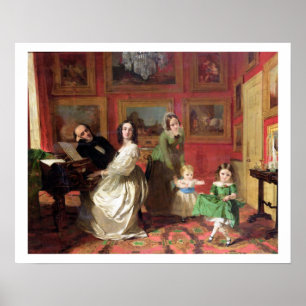 The Rev. and Mrs Palmer-Lovell with their daughter Poster