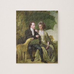 The Rev. and Mrs Thomas Gisborne, of Yoxhall Lodge Jigsaw Puzzle