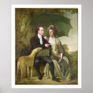 The Rev. and Mrs Thomas Gisborne, of Yoxhall Lodge Poster