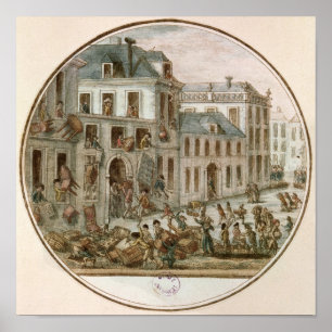 The Reveillon Riot of April, 1789 Poster