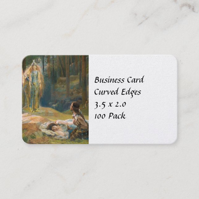 The Revelation Brunhilde Business Card (Front)